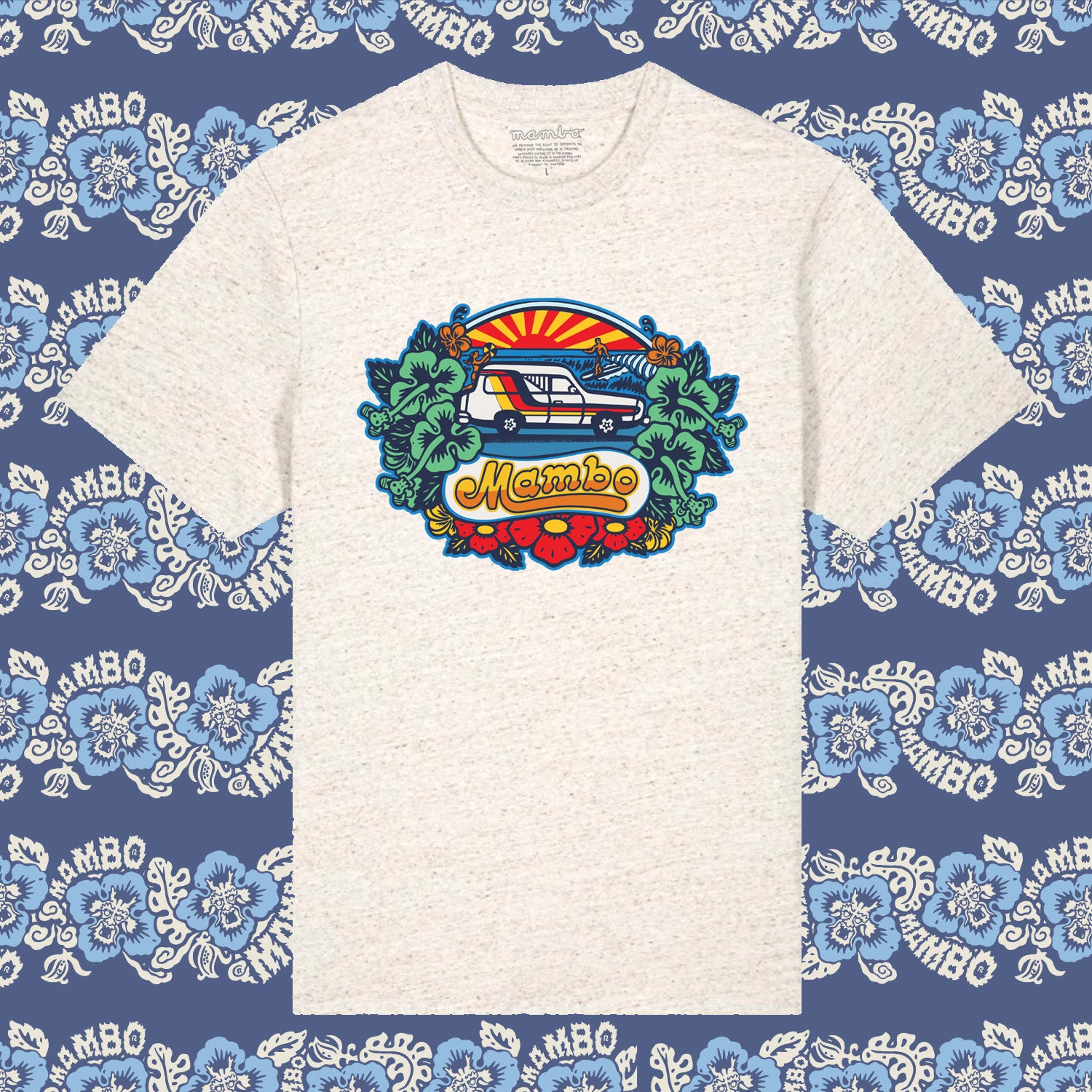 Mambo 'Cruiser' T-Shirt - Natural