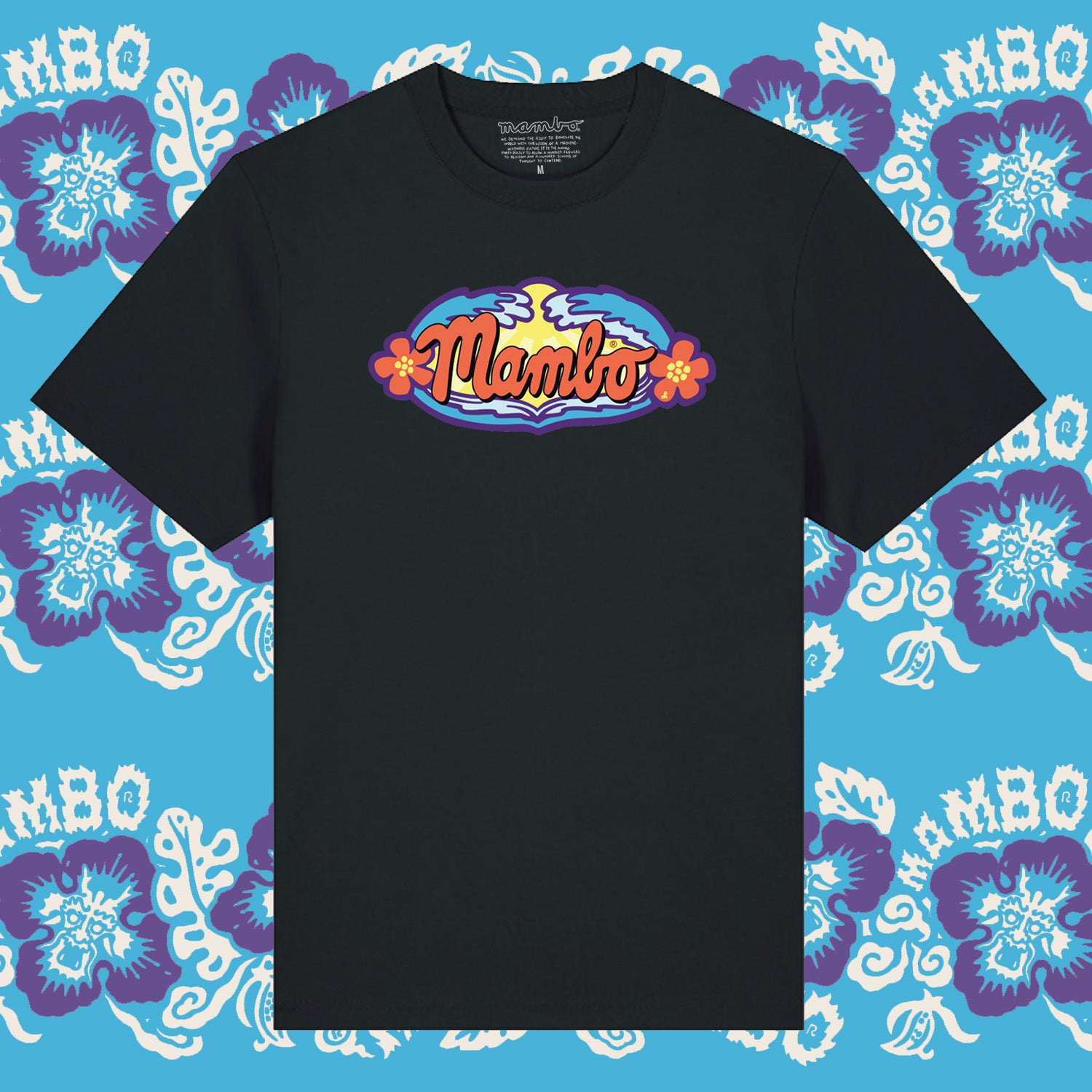 Mambo 'Hawaii Logo' T-Shirt - Black - Mambo