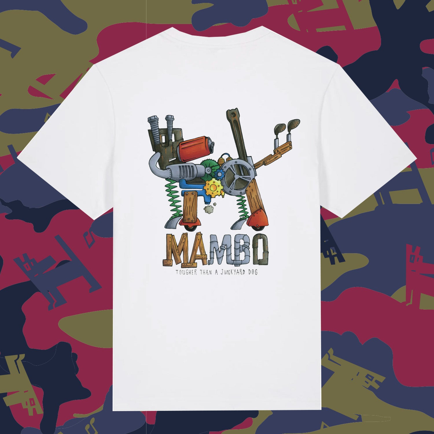 Mambo 'Mechanical Dog' T-Shirt - White - Mambo