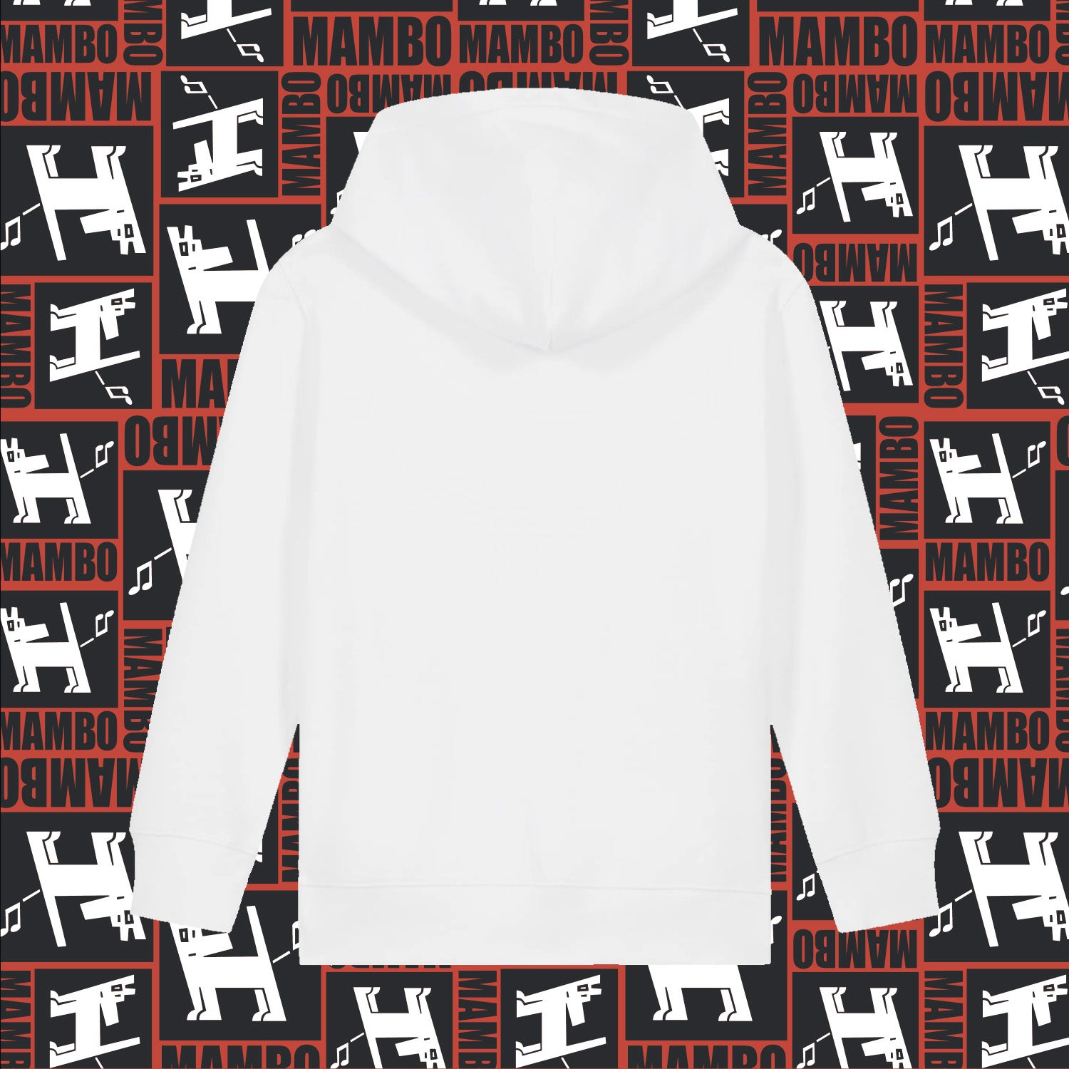 Mambo Mini Adult 'Line Up' Hoodie - White - Mambo