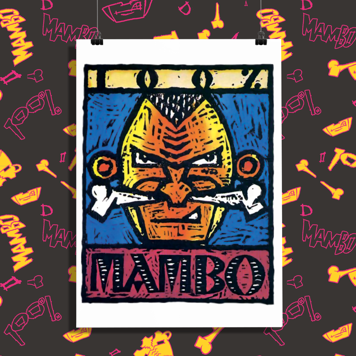 Mambo 'Bones' Poster - Mambo