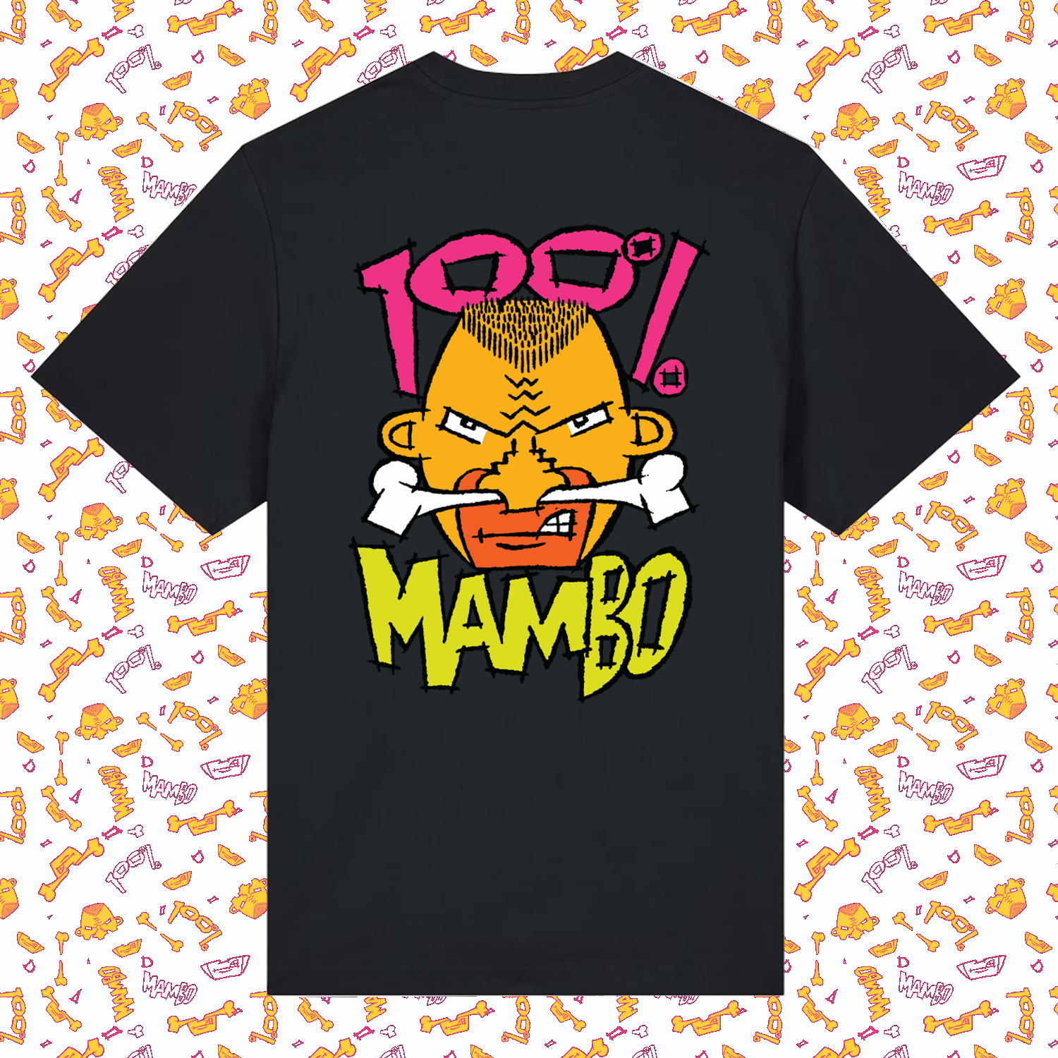 Mambo 'Bones' T-Shirt - Black