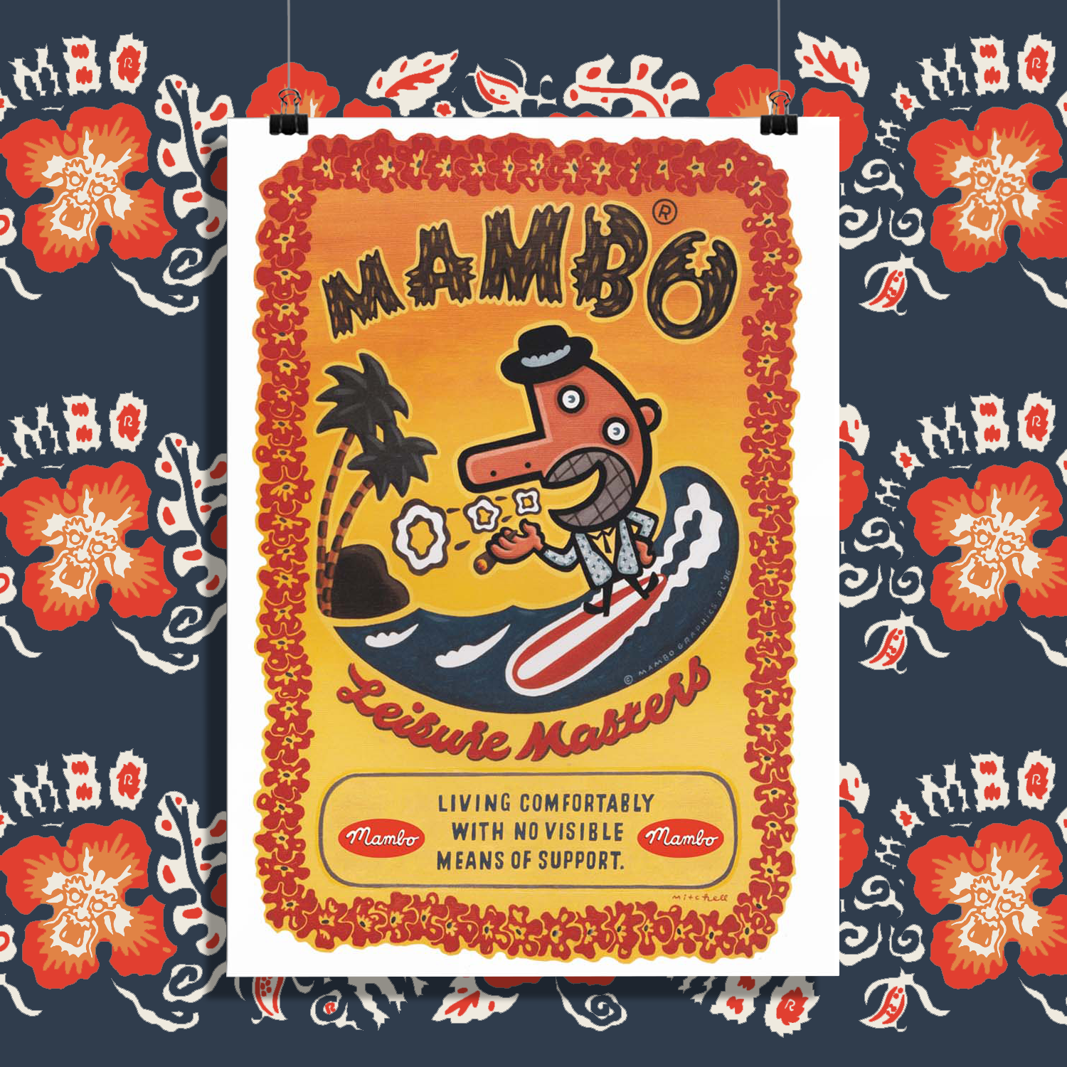 Mambo 'Leisure Matters' Poster - Mambo