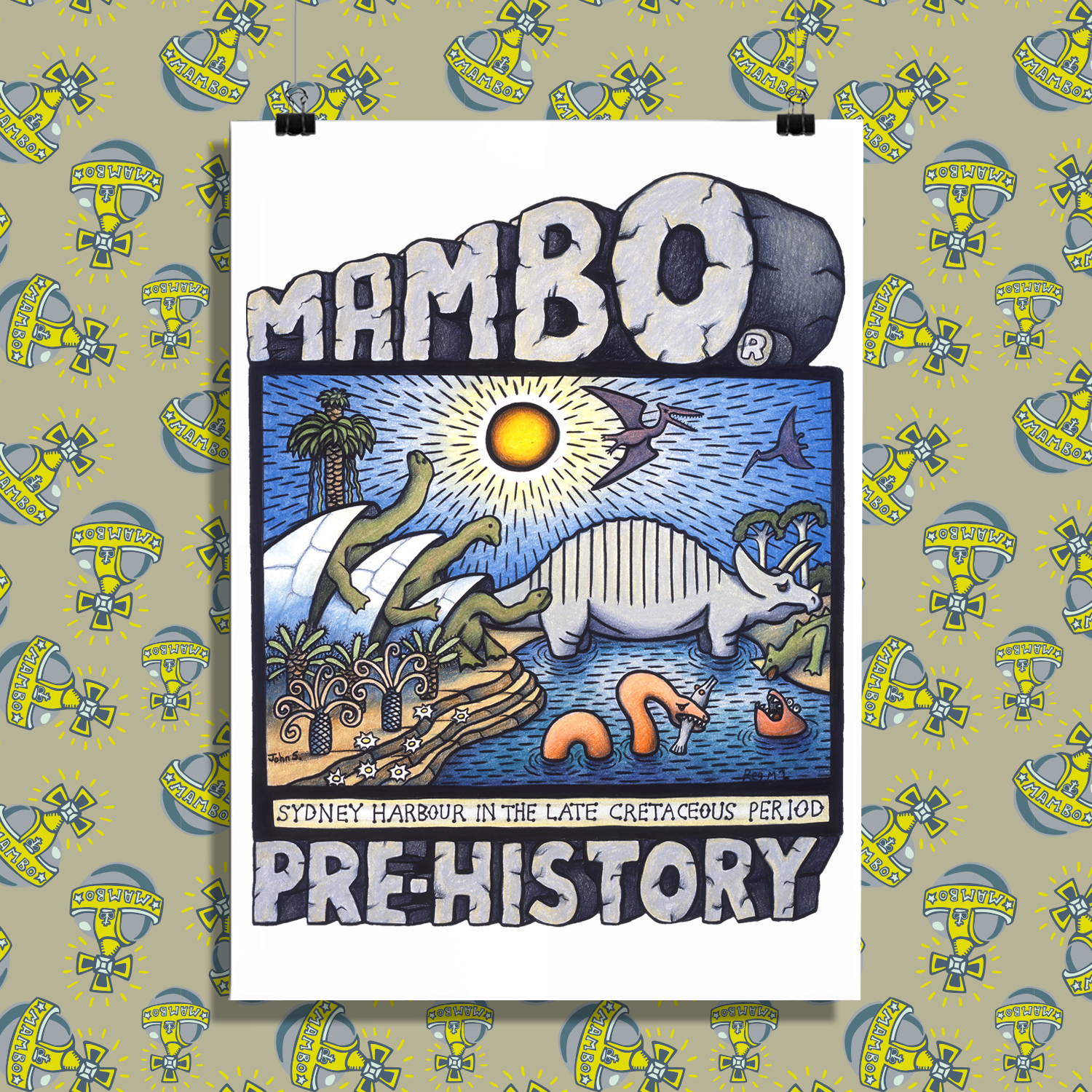 Mambo 'Pre-History' Poster - Mambo