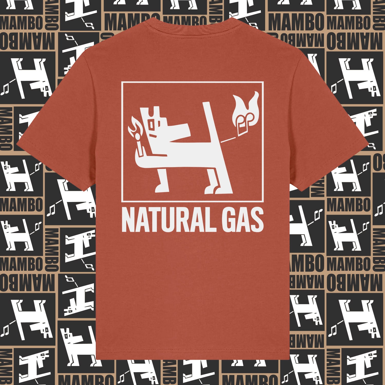 Mambo 'Natural Gas' T-Shirt - Heritage Brown - Mambo