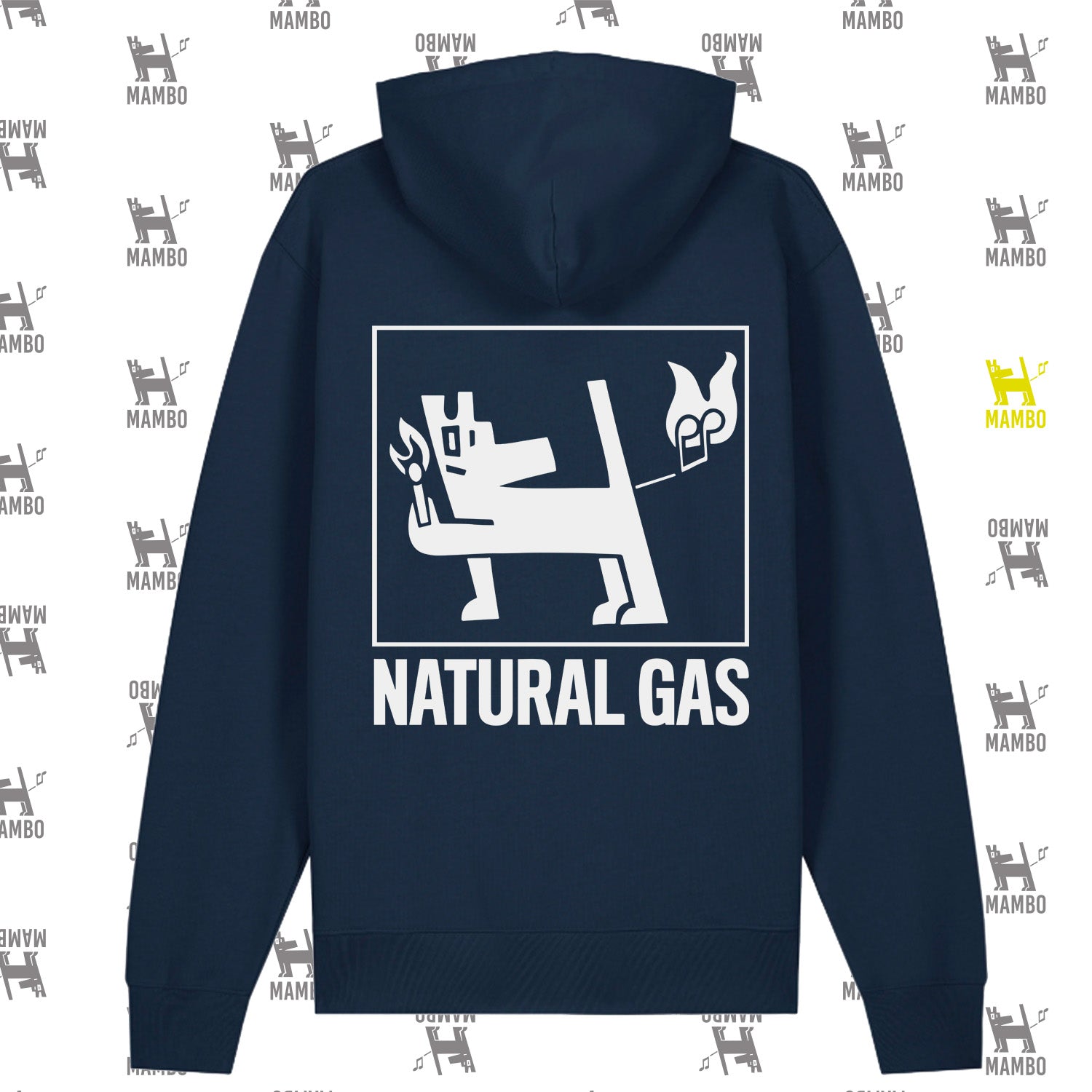 Mambo 'Natural Gas' Hoodie - Navy - Mambo