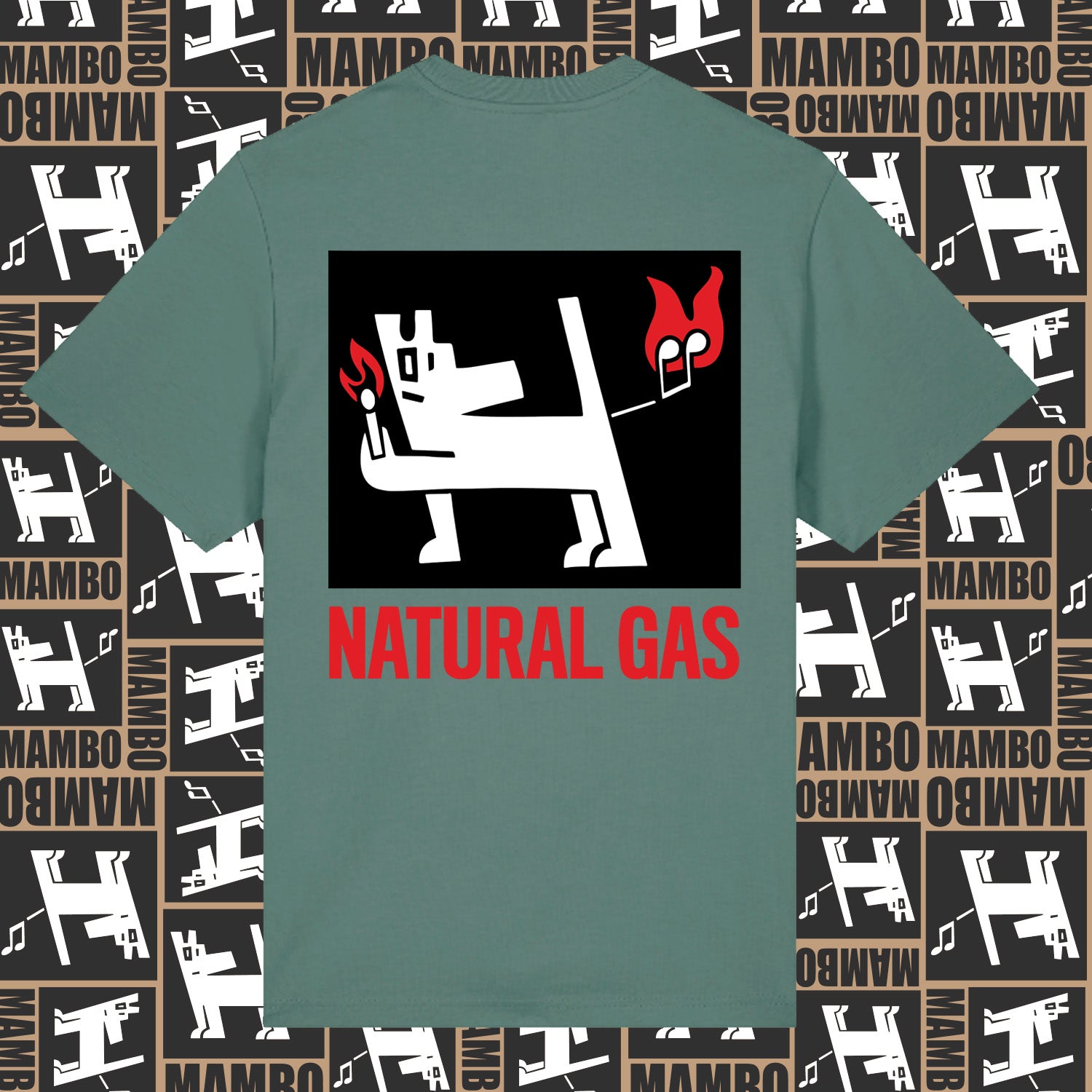 Mambo 'Natural Gas' T-Shirt - Green - Mambo