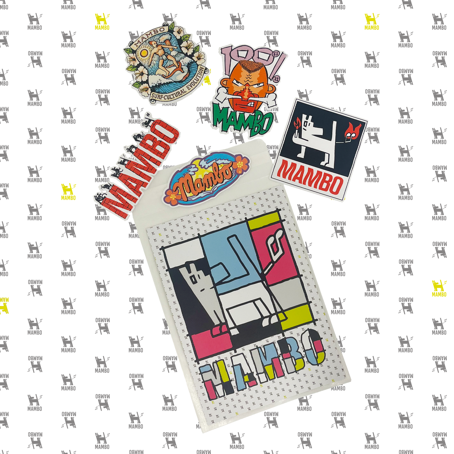 Mambo Logo Galore Sticker Pack - Mambo